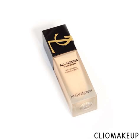 ysl fondotinta clio|Recensione Fondotinta YSL All Hours Foundation .